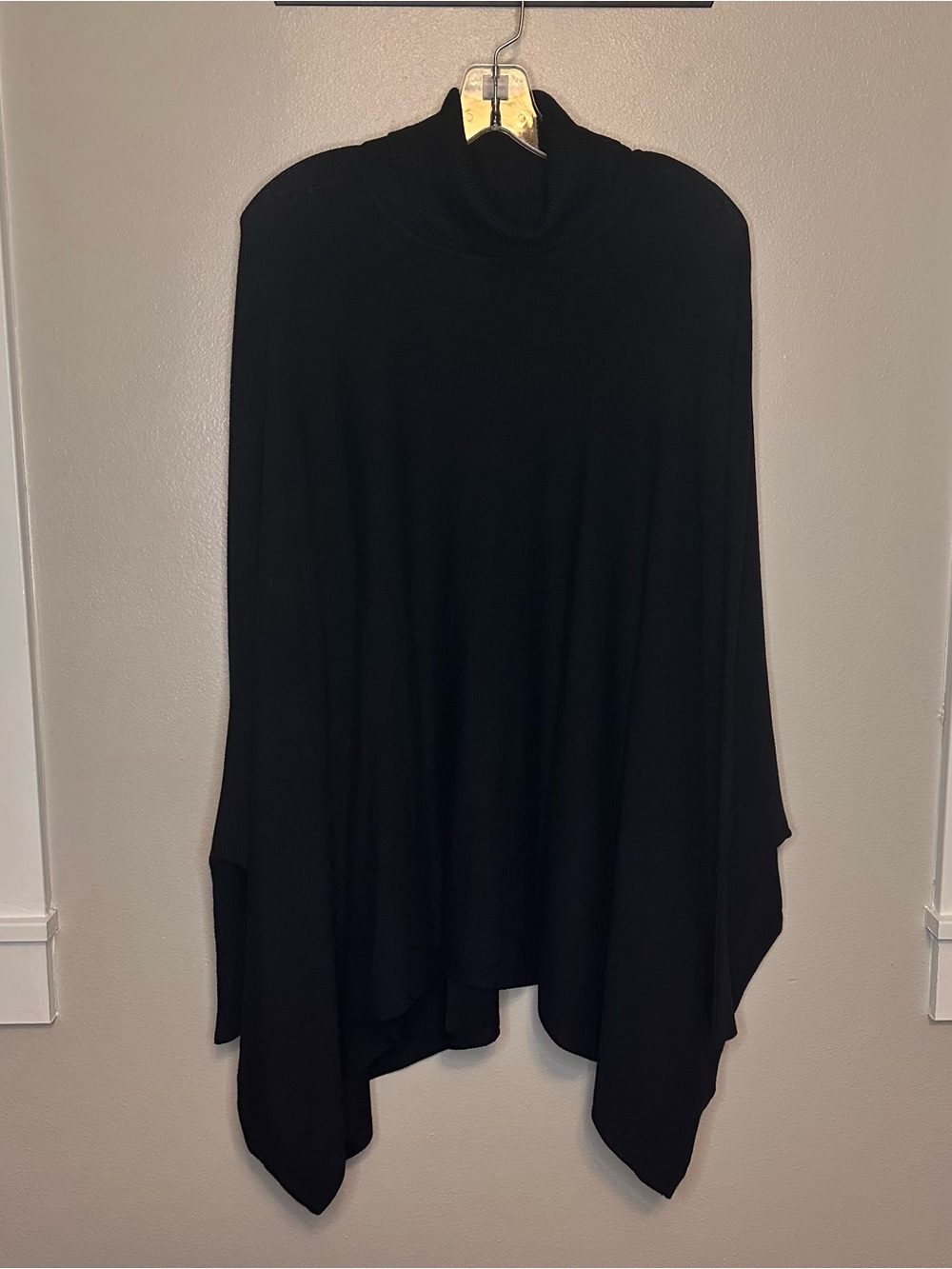 Alfani Black Turtleneck Batwing Sweater